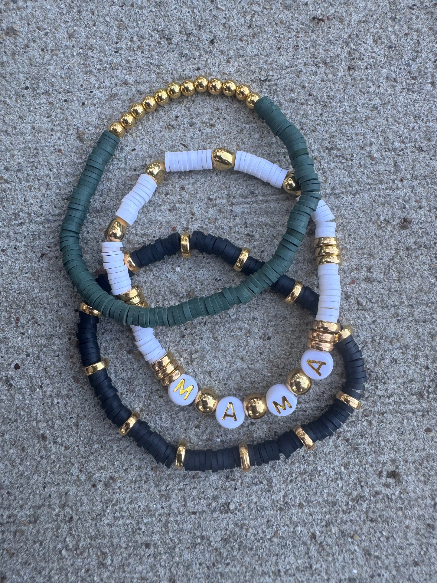 Handmade Clay Bead Bracelets
